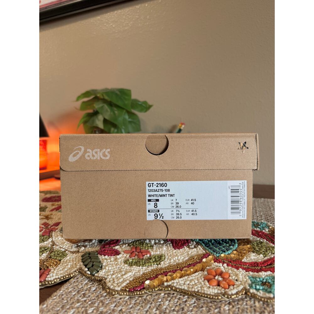 Asics GT-2160 Miami Dolphins White Metallic Silver Aqua Blue Orange 1203A275 108 - Picture 9 of 9
